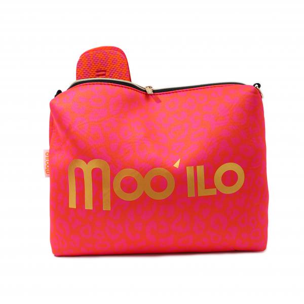 Leo - Orange - Pink Neopren Clutch