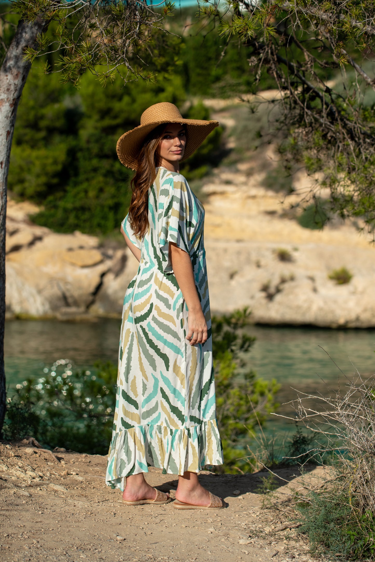 CELINE TRIBAL GREEN