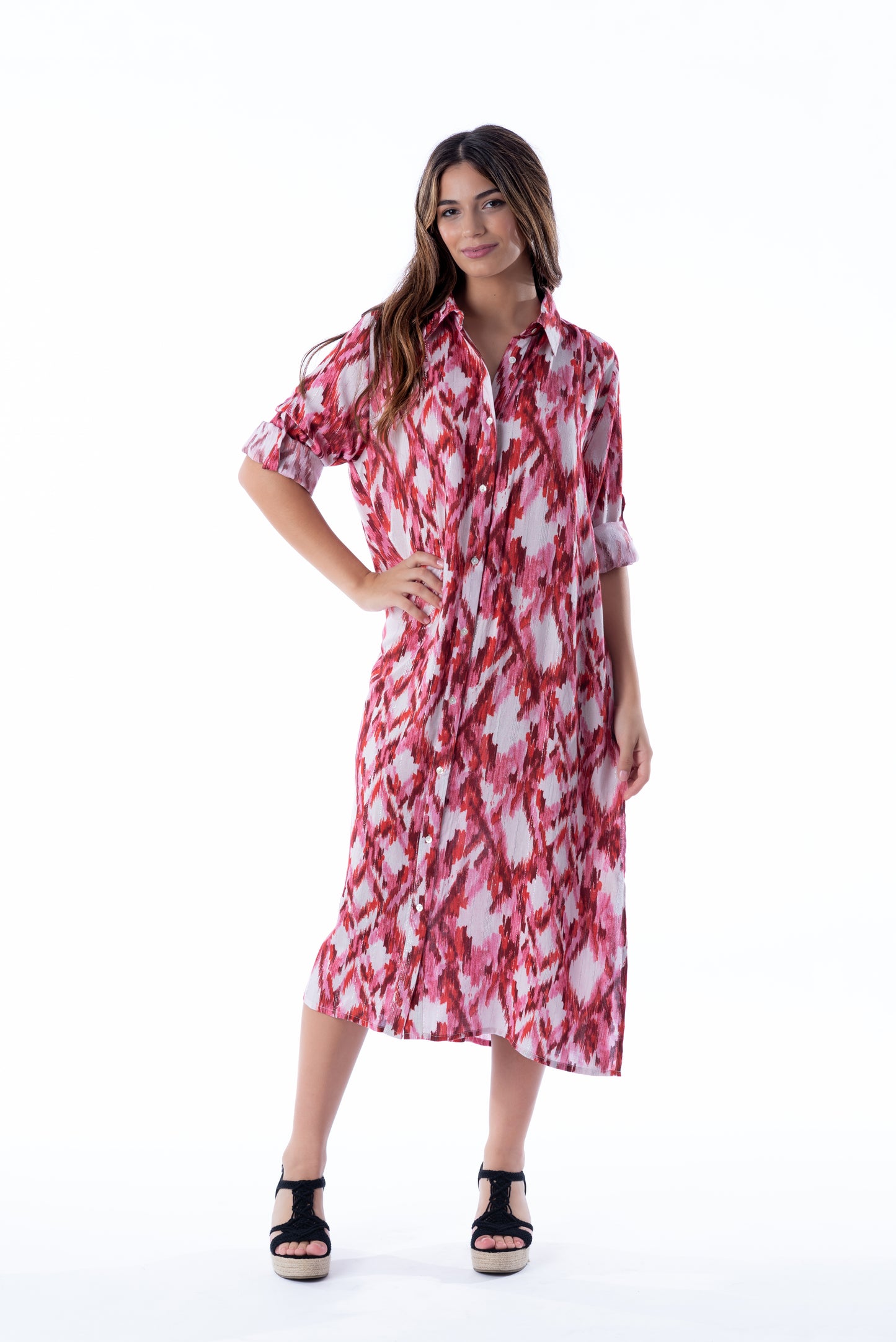 CLARA RED IKAT