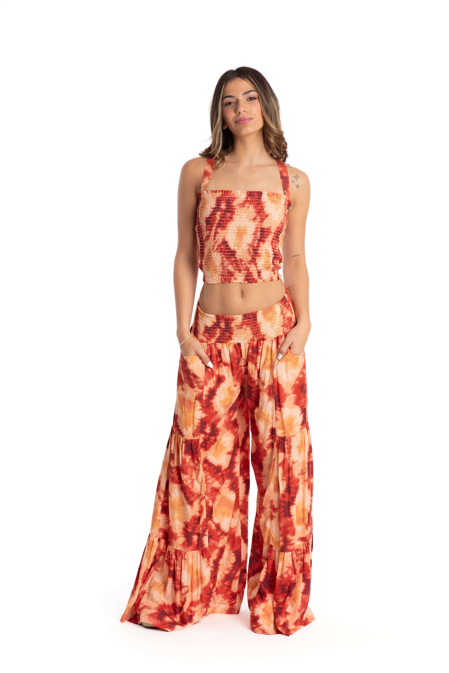 MUSS RED TIE DYE