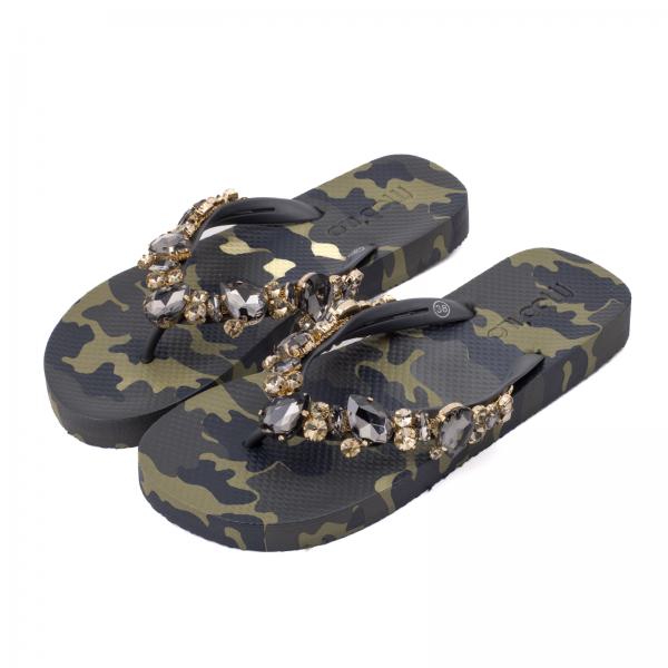 Camouflage Khaki - Peace - Neopren Clutch