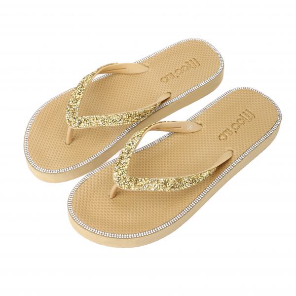 Sandalias Anna Gold - Mooilo