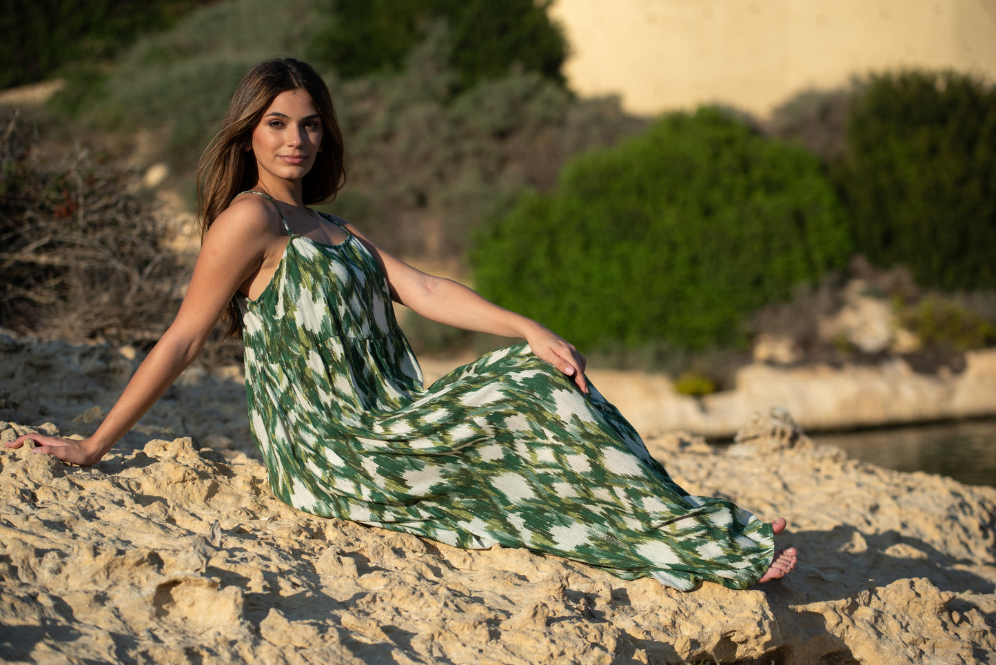 MIRANDA GREEN IKAT