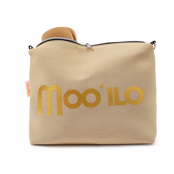 Beige Muschel - Neopren Clutch