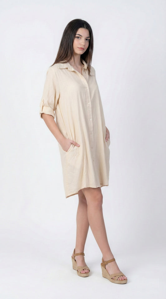 Camisa Sara Beige