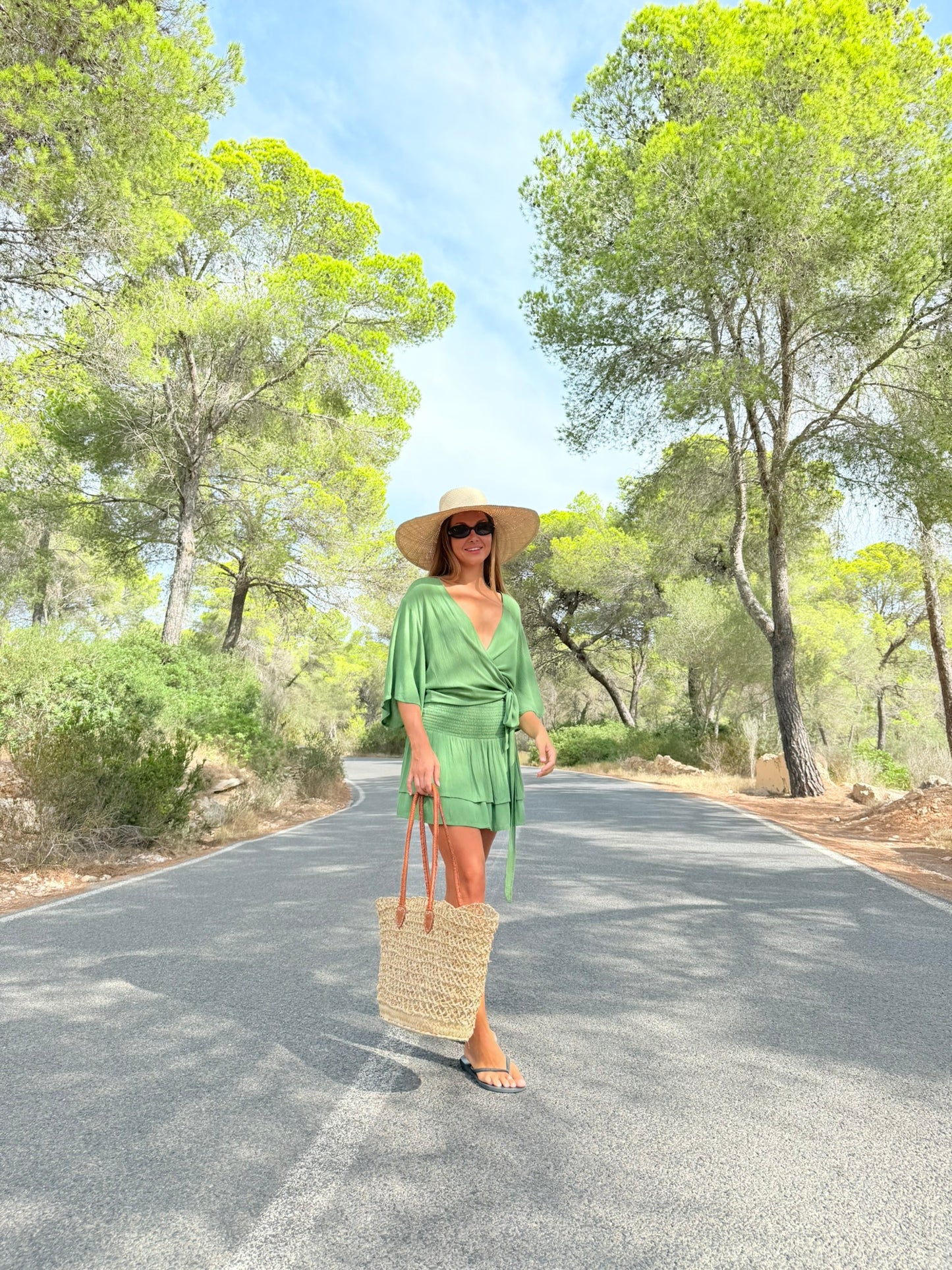 Falda Corta Ibiza Green