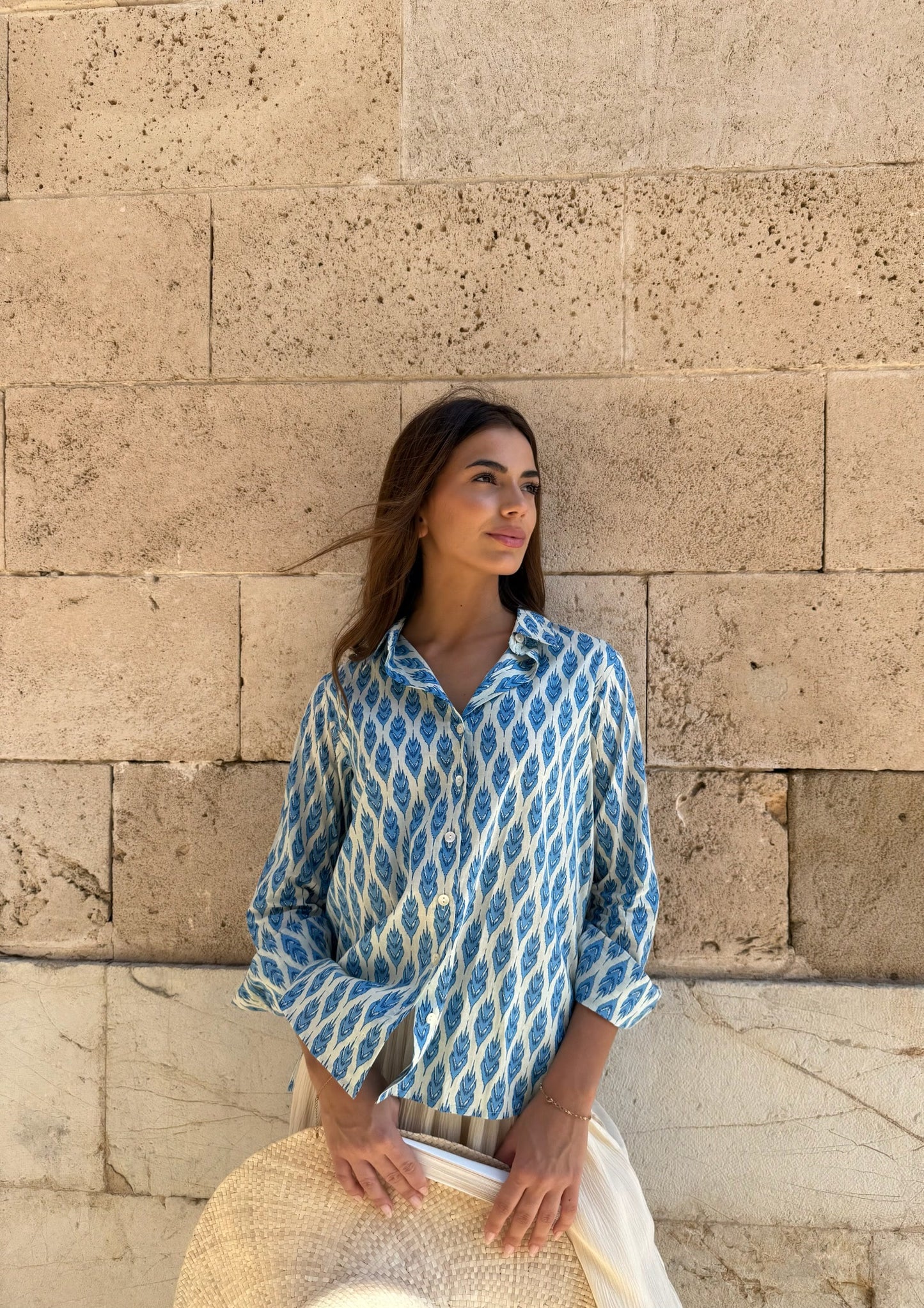 Camisa Ines Blue