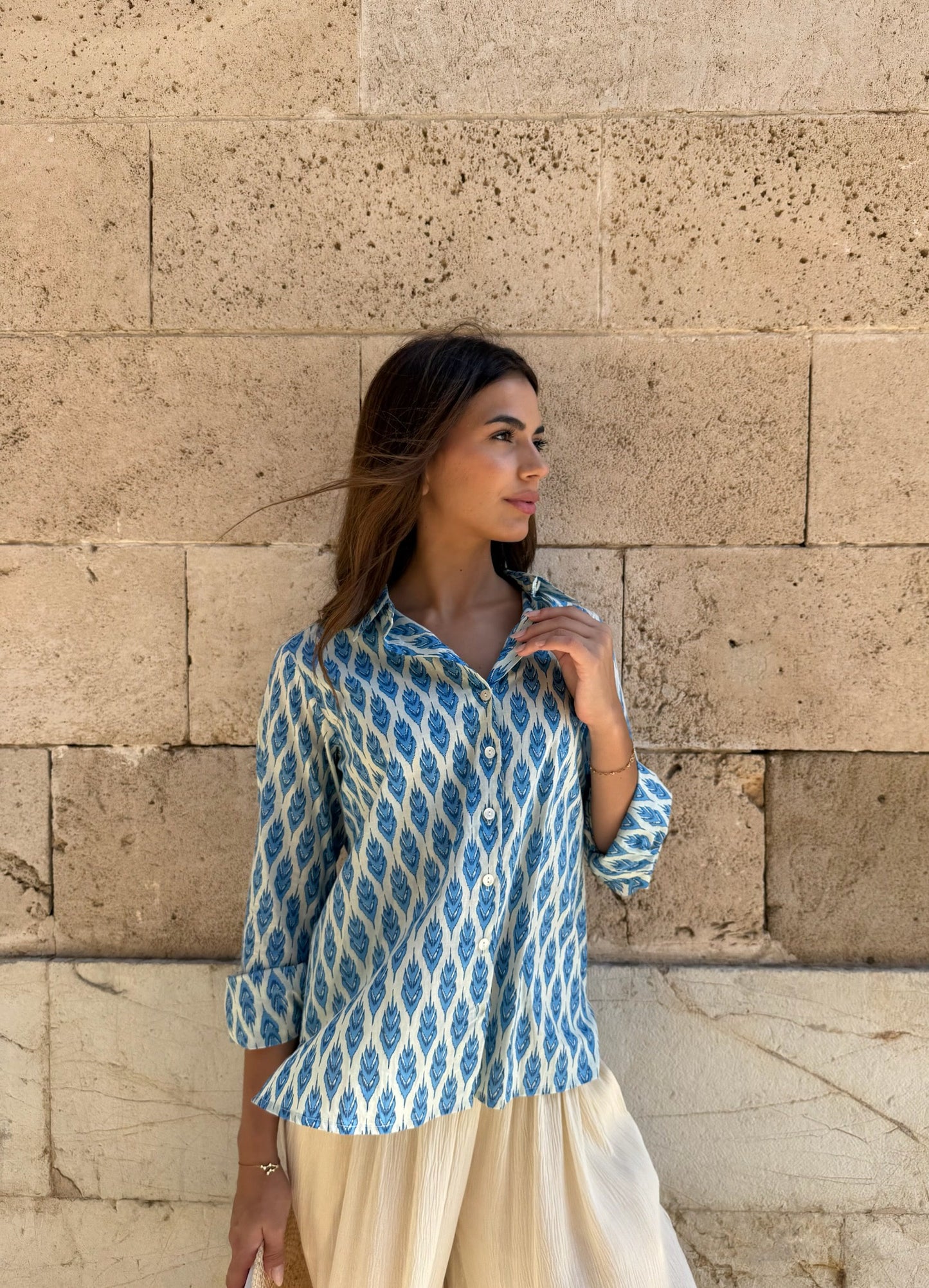 Camisa Ines Blue