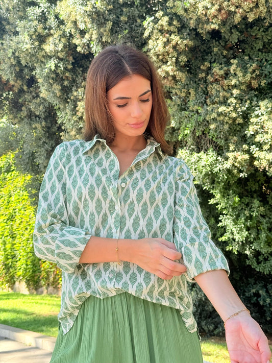Camisa Ines Green