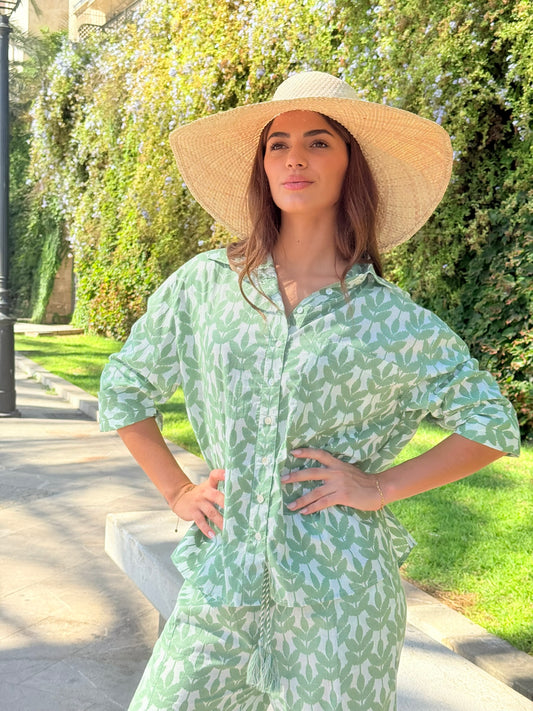 Camisa Neus Green
