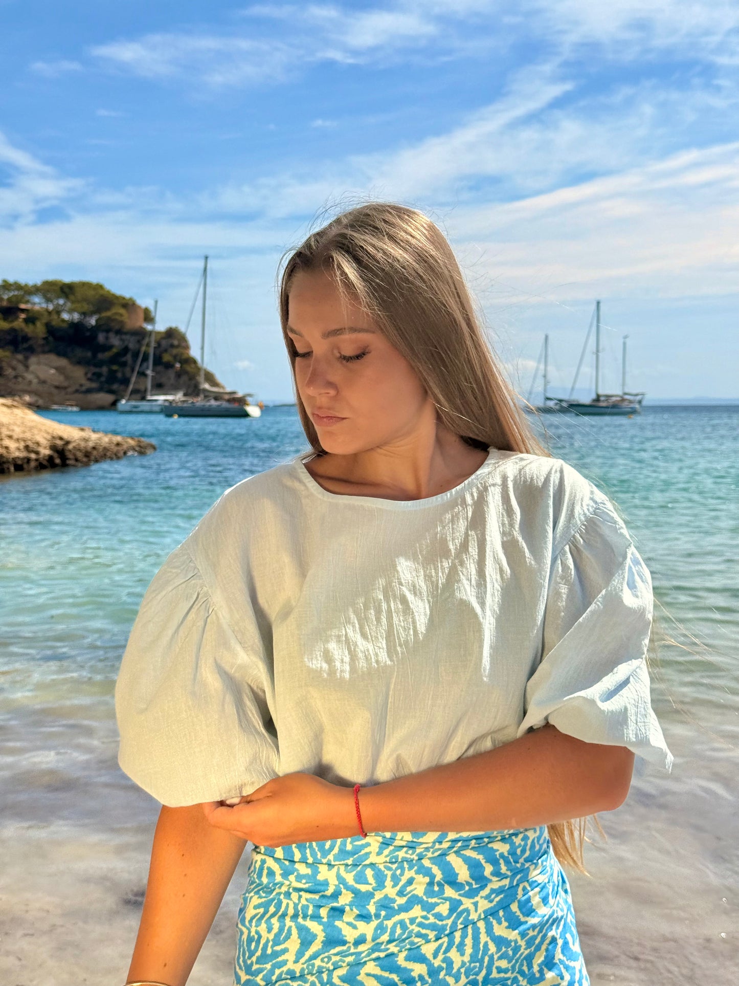 Blusa Balloon Light Blue