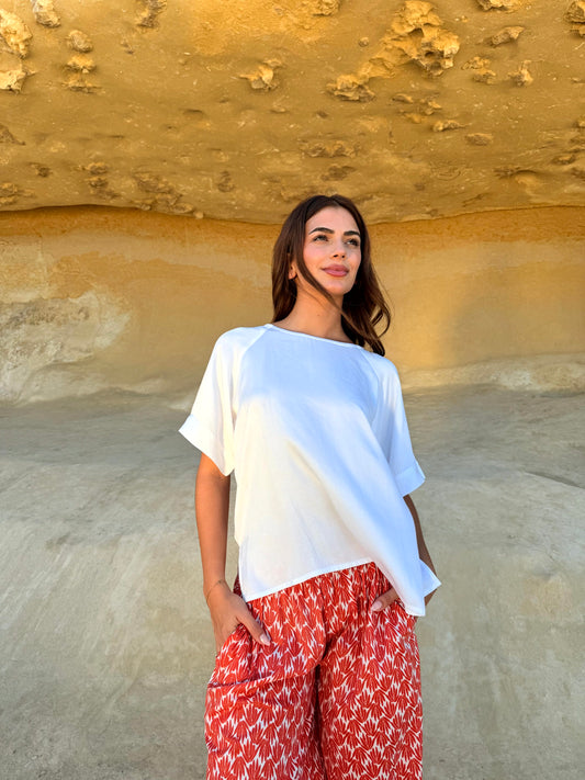 Blusa Round Neck White