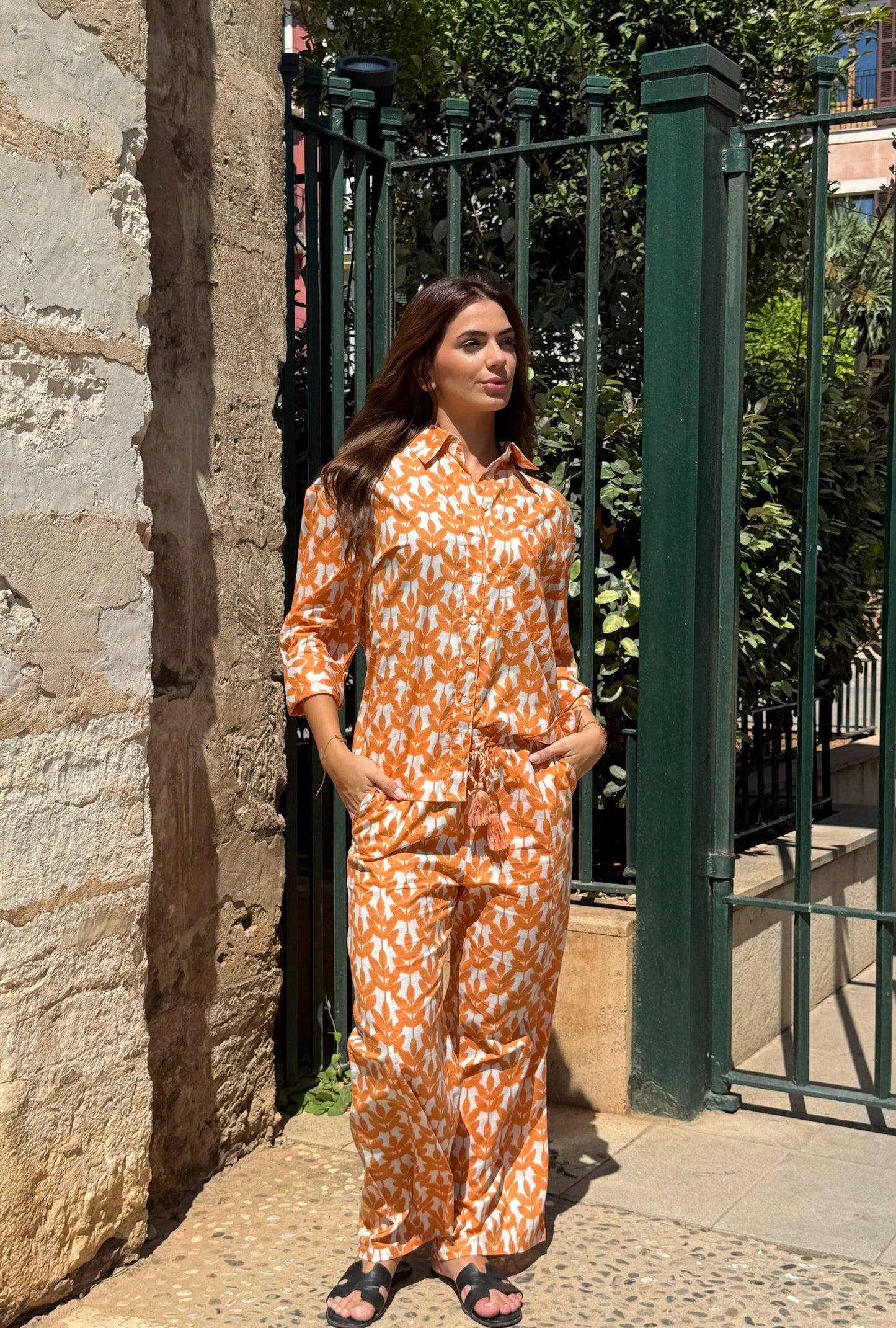 Pantalón Straight Trouser Teja