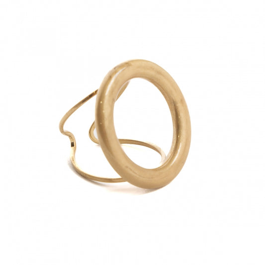 ANILLO CIRCULO DORADO