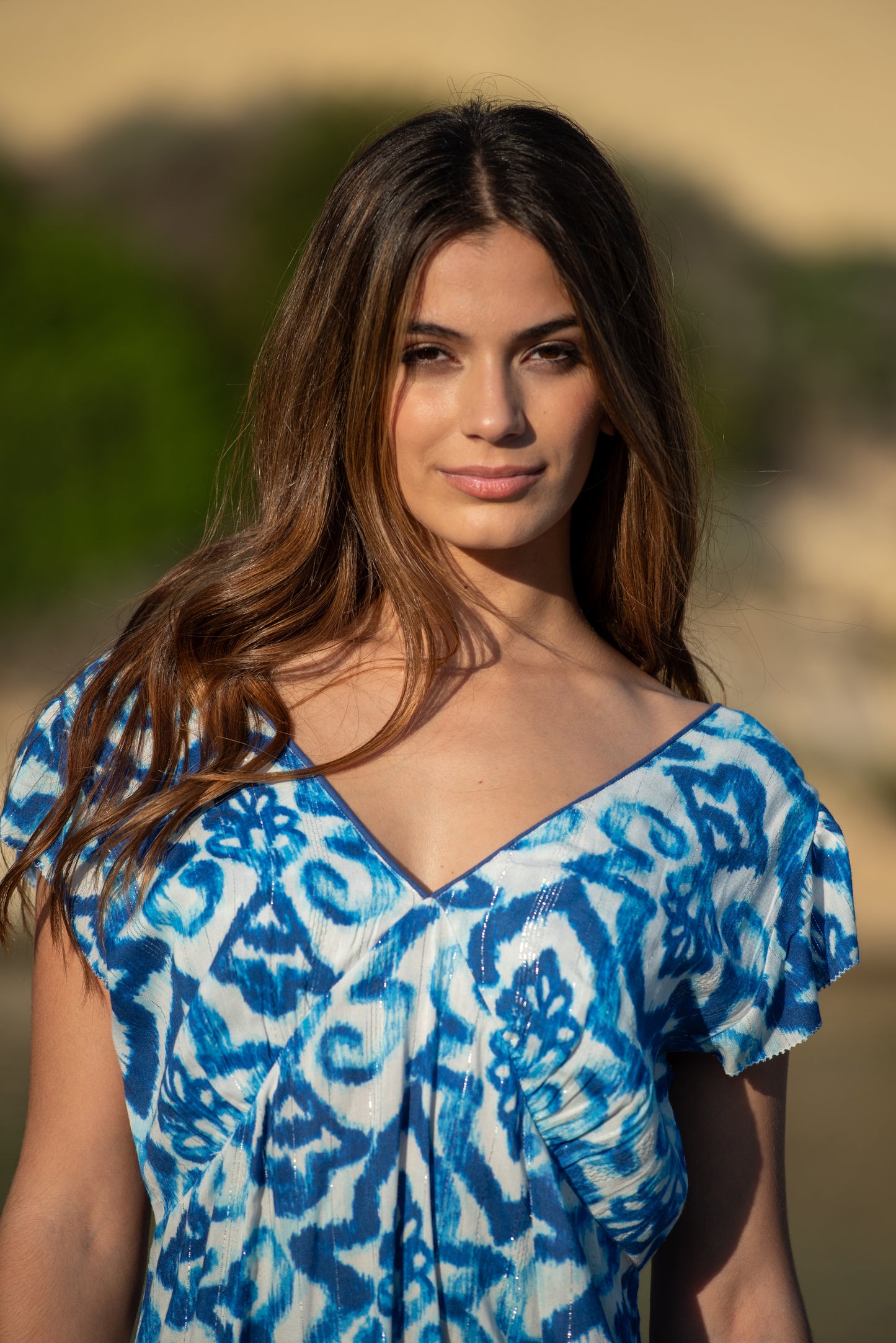 CHLOE BLUE MOTIFF