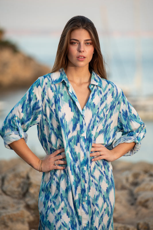 CLARA AQUA IKAT