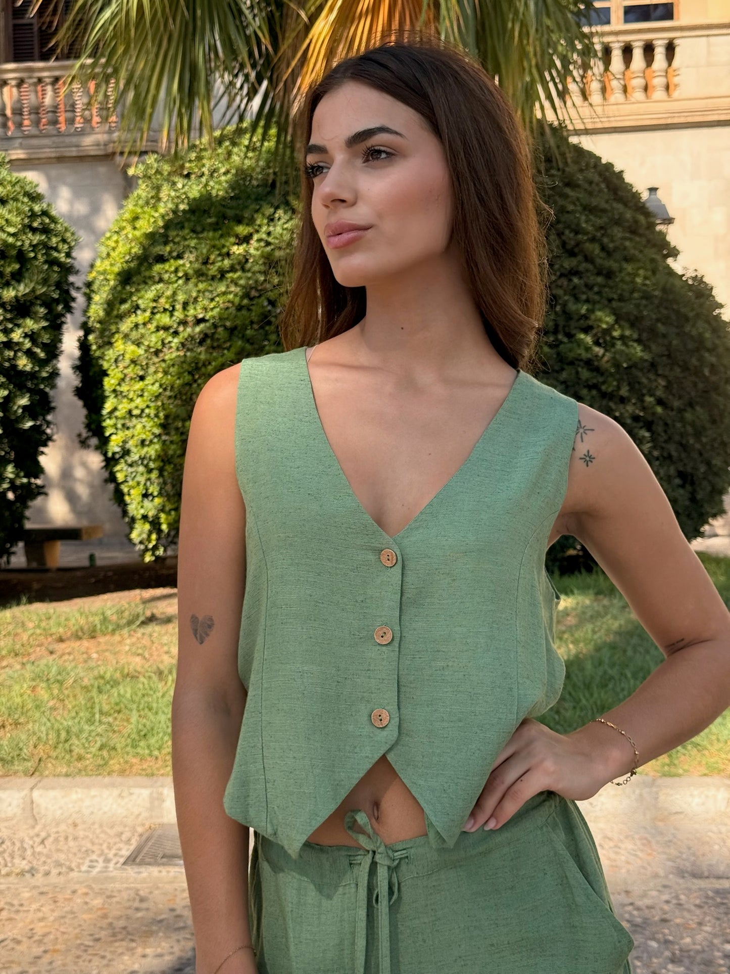 Chaleco Denise Vest Caqui
