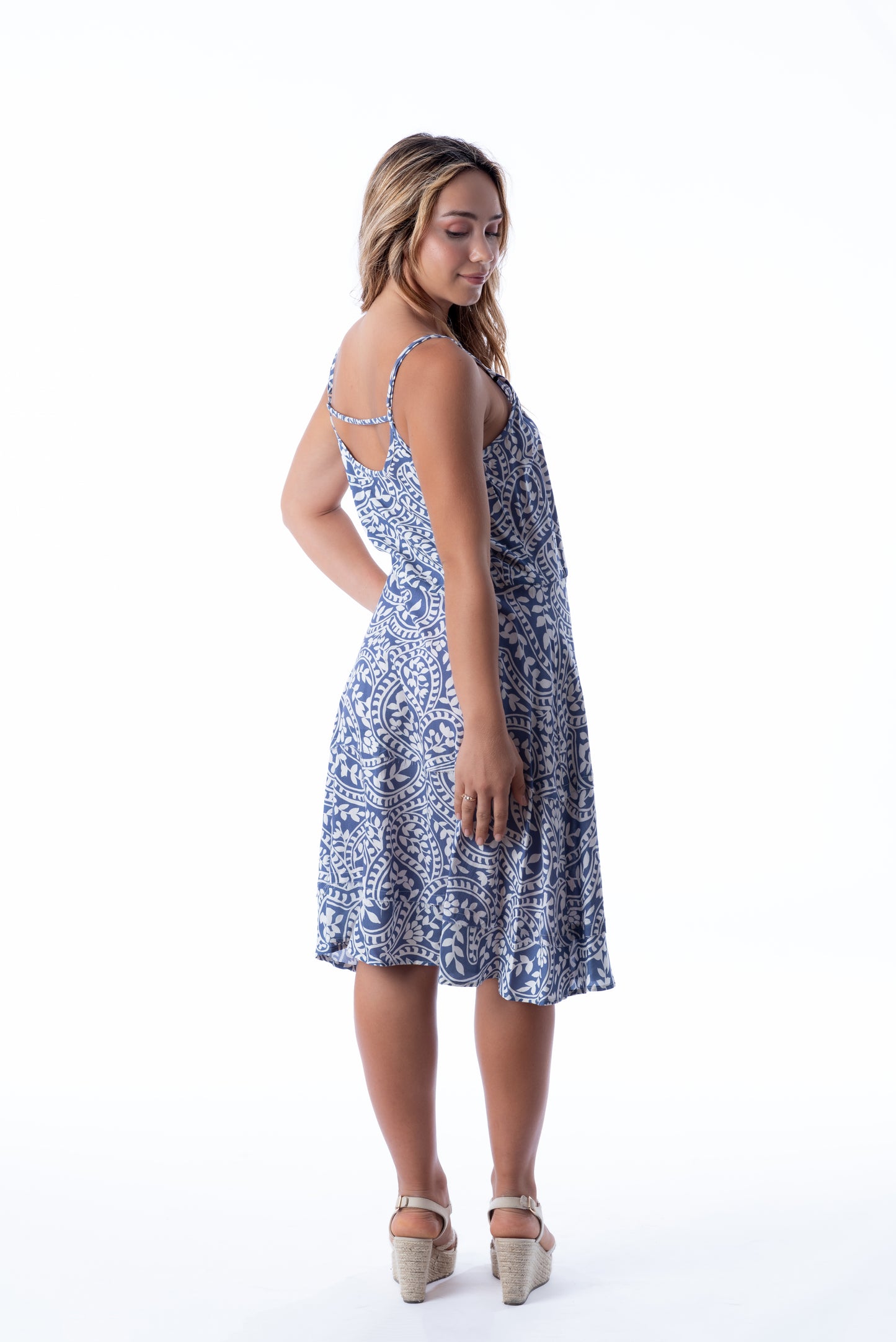 FLORA BLUE PAISLEY