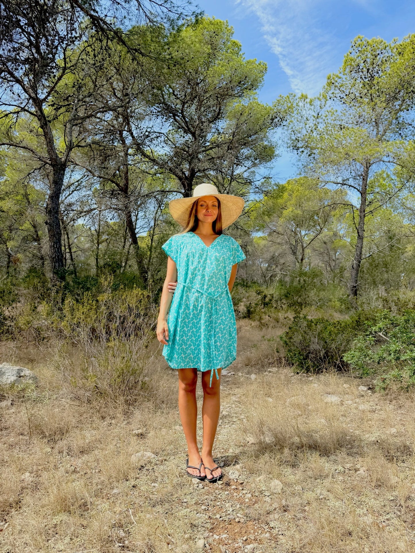 Vestido Corto Fresh Green