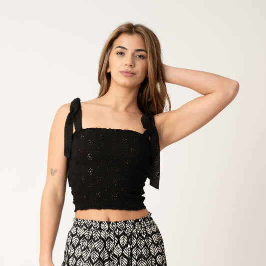 BUSTIER LONG BLACK