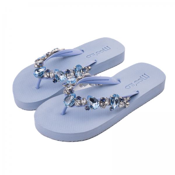Lightblue - Katja - Neopren Clutch - Mooilo