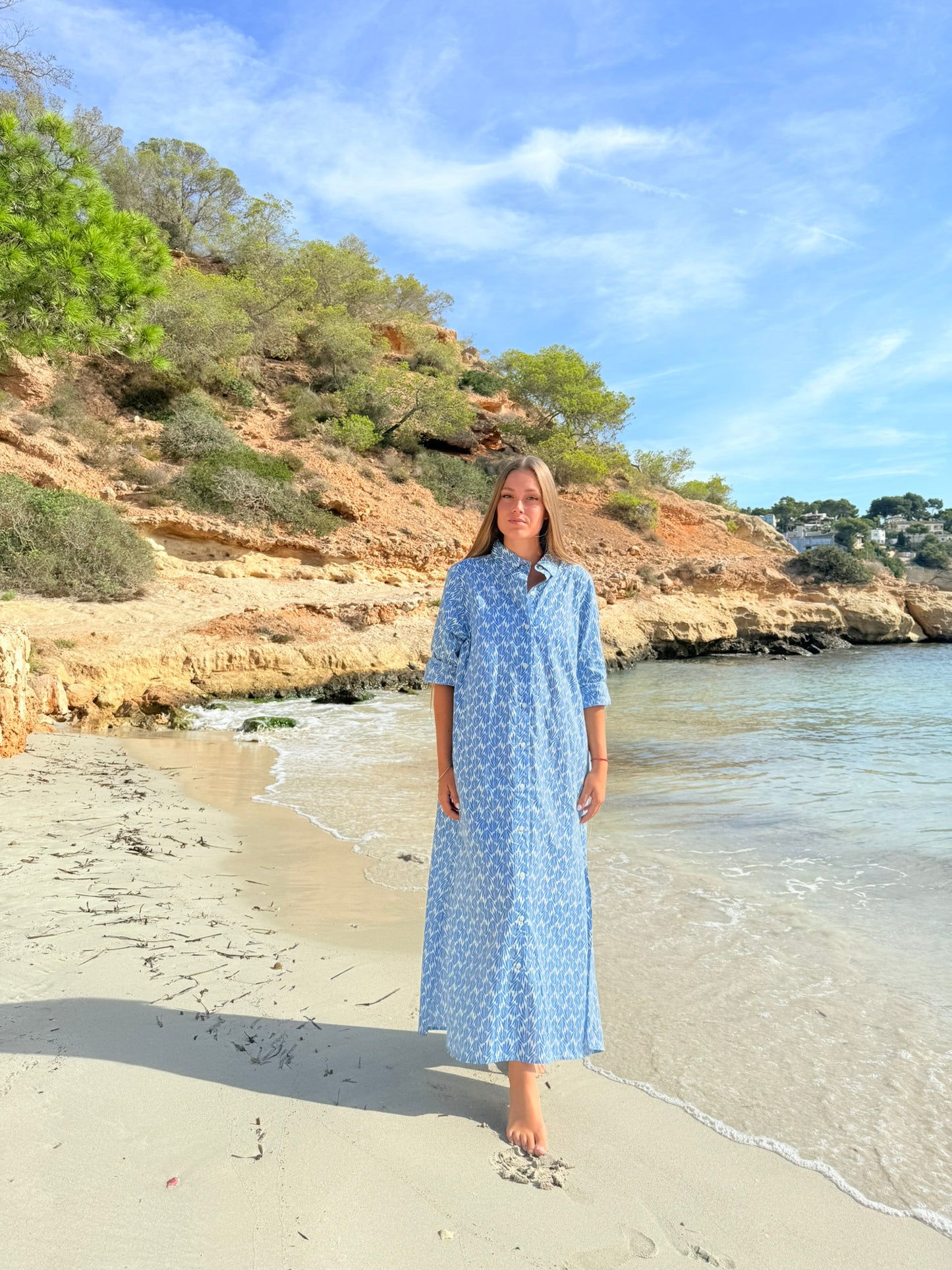 Camisa Paula Blue Legui