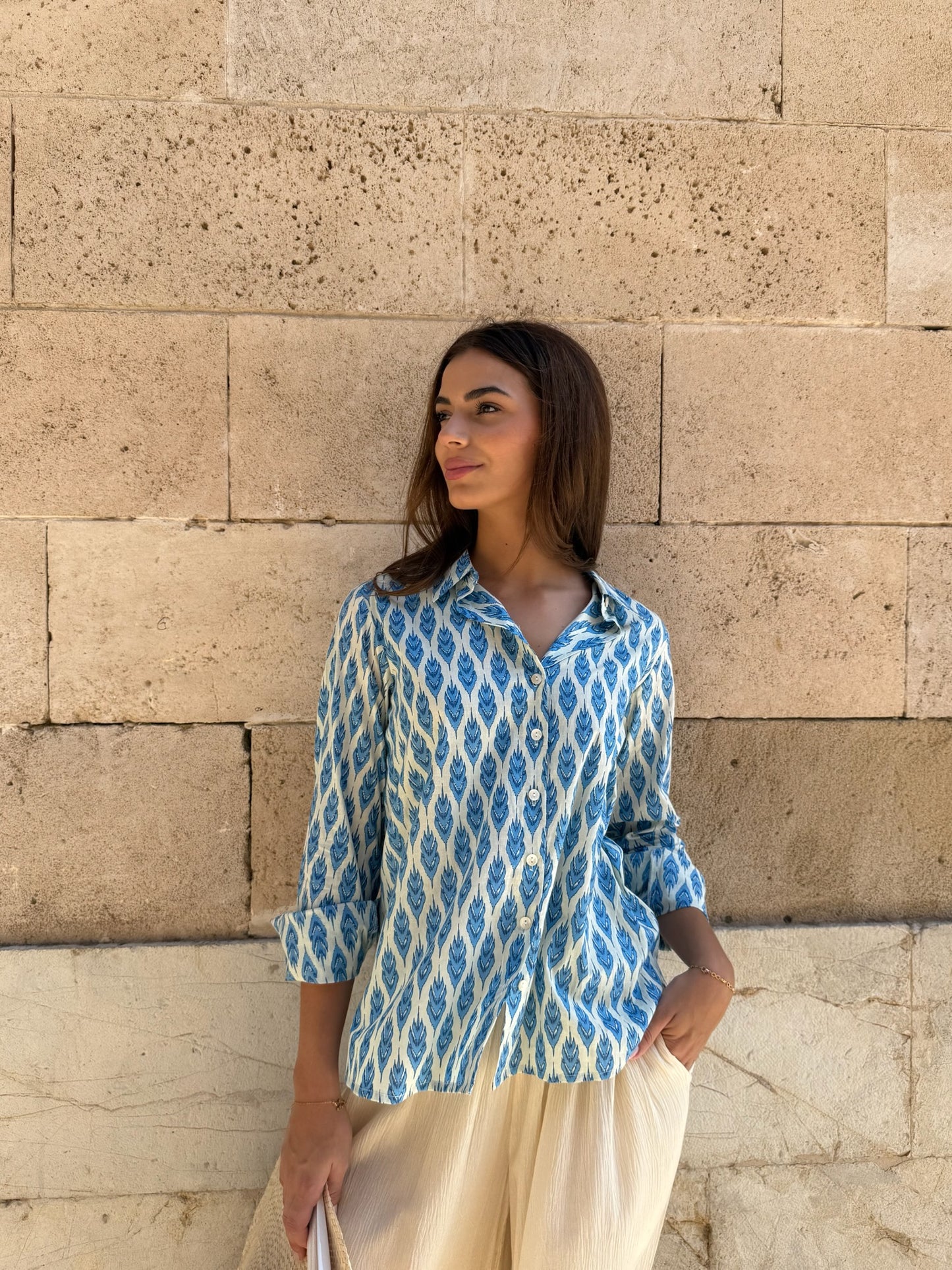 Camisa Ines Blue