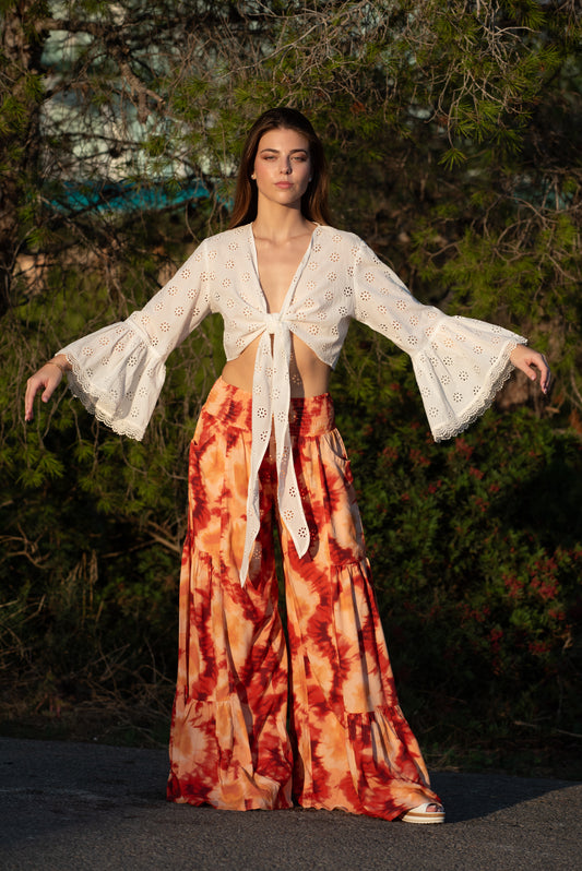MUSS RED TIE DYE