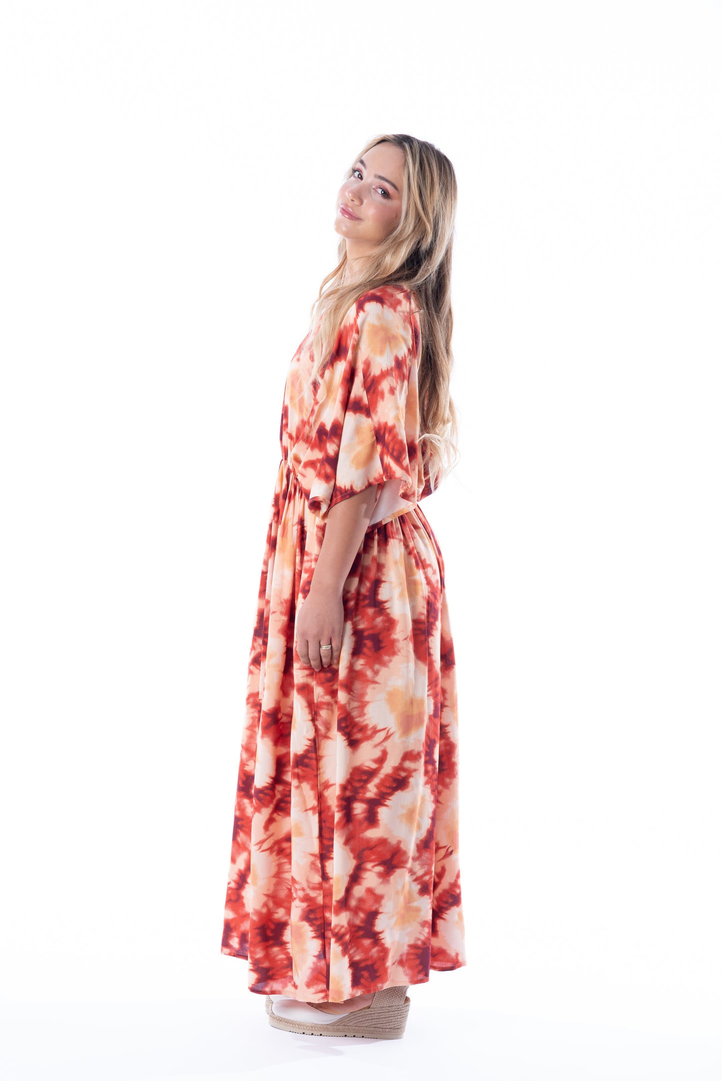SIMONA RED TIE DYE