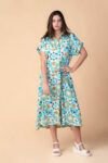 Vestido Camisero Midi Jasmin blue