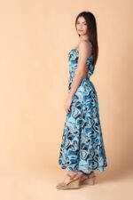 Vestido Largo Sophie Aqua — vista 3