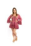 Vestido Corto Sati Pink