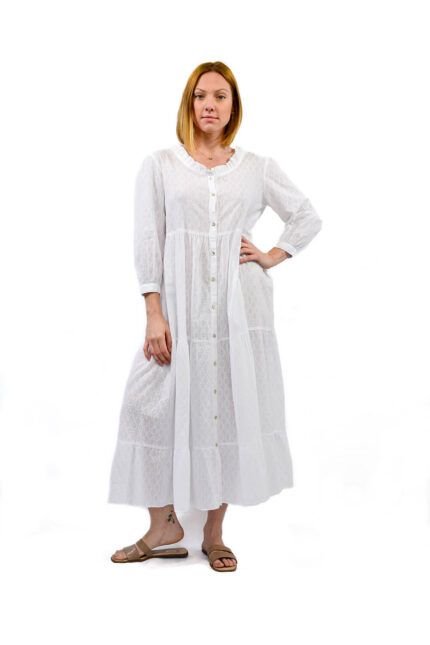 Vestido Largo Emma White