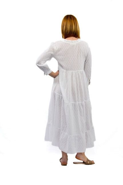 Vestido Largo Tesa White — vista 2