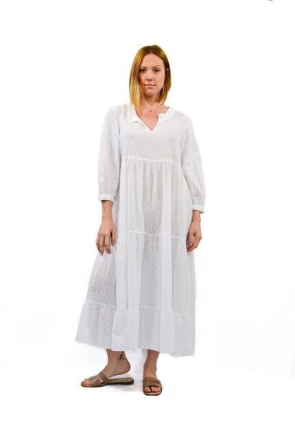 Vestido Largo Tesa White