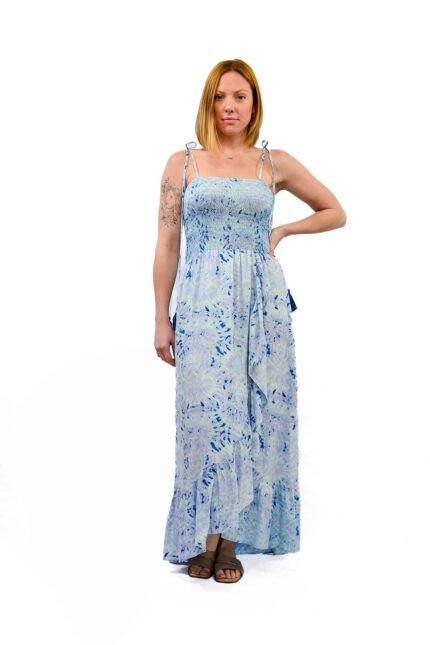 Vestido Largo Catalina Blue