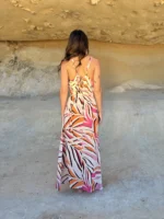 Vestido Largo Butterfly Areca Pink — vista 2
