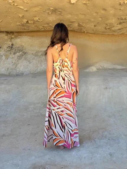 Vestido Largo Butterfly Areca Pink — vista 2