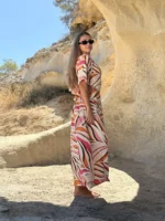 Vestido Largo Nicky Pink — vista 3