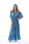 Vestido Largo Celine Indigo