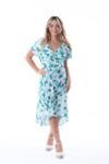 Vestido Corto Corina Aqua