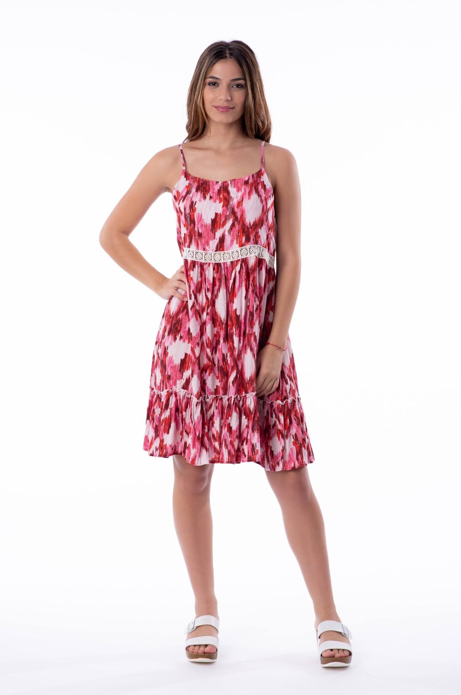 HELEN_3123104_RED 2 Vestido Corto Helen Red