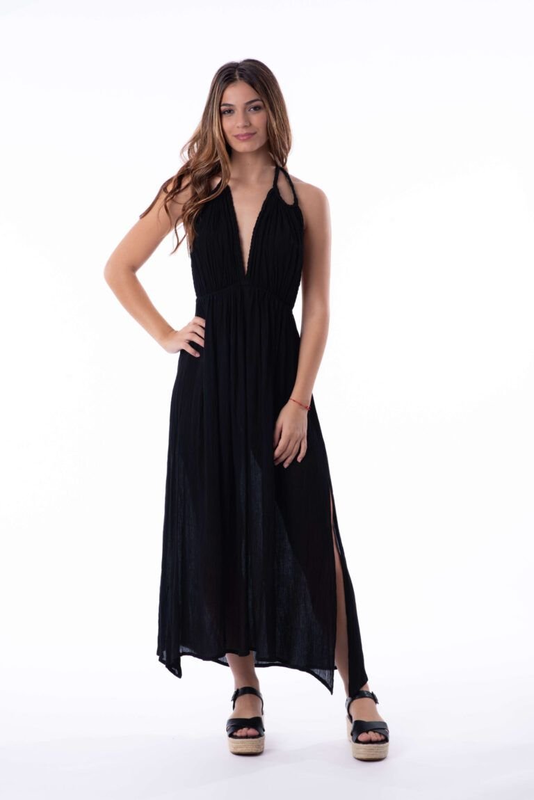 Vestido Largo Indira Black