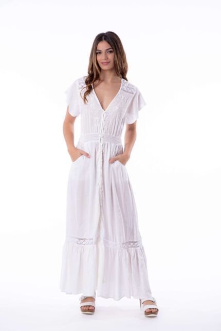 Vestido Largo Juanita White