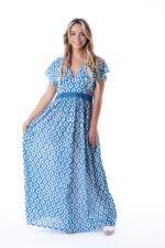 Vestido Largo Luisa Blue