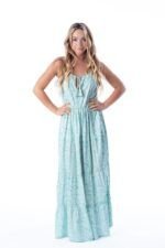 Vestido Largo Marcia Aqua
