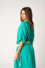 Vestido Corto Athenea Aqua Solid — vista 2