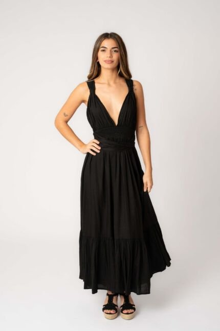Vestido Largo Daisy Black