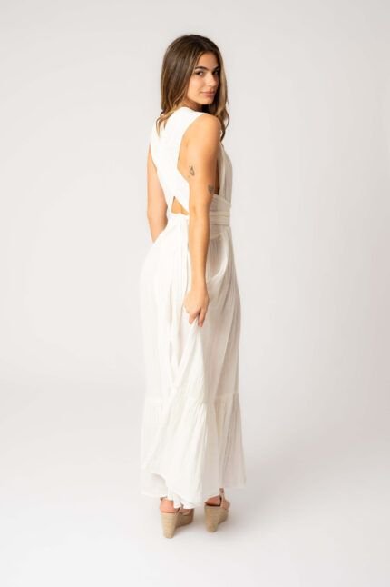 Vestido Largo Daisy White — vista 2