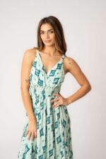 Vestido Largo Inti Aqua — vista 2